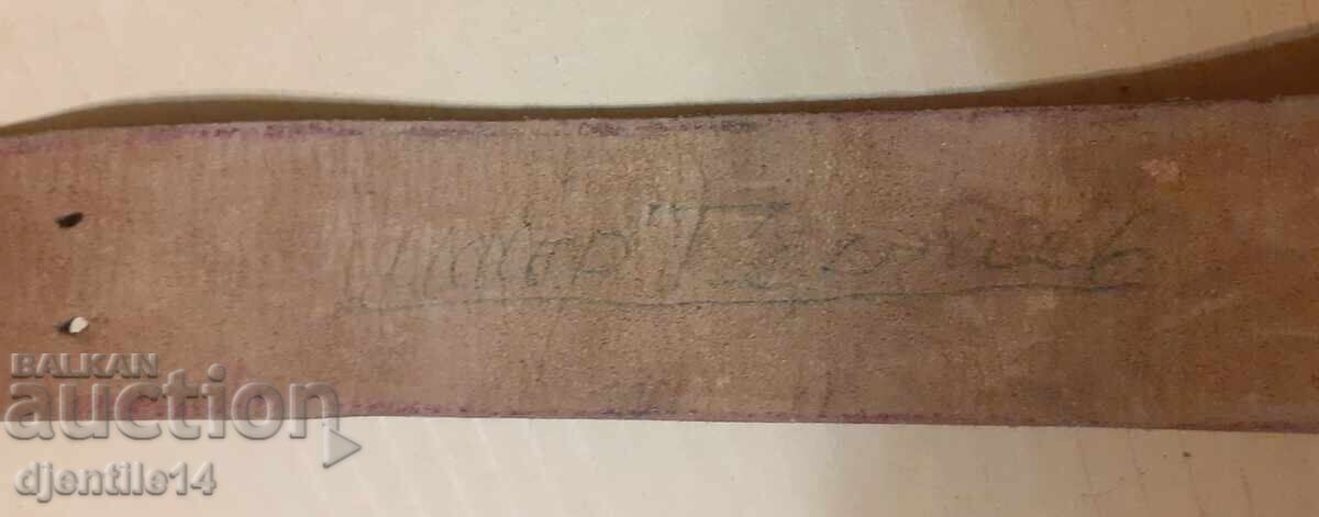 Delivery of Military Leather Officer's Belt Delivery of Military Leather Officer's Belt