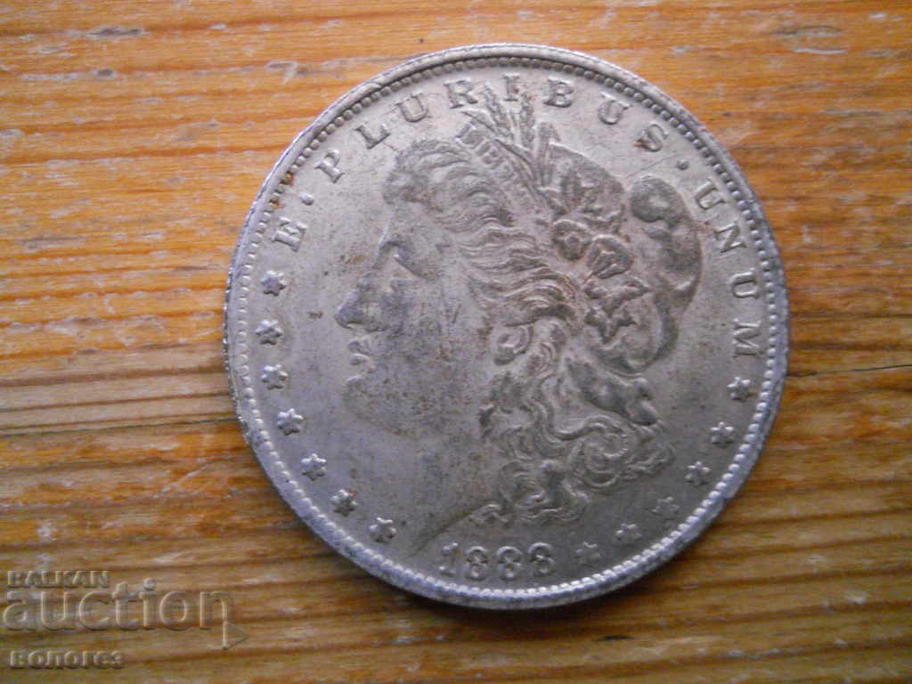 1 dolar 1888 - SUA (replică placată cu argint) cu preț 3.00 BGN | € 1.53 1 dolar 1888 - SUA (replică placată cu argint) cu preț 3.00 BGN | € 1.53
