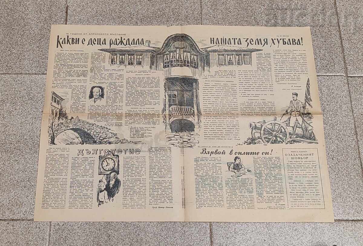 V-K "SEPTΕΜΒΡΙΟΎΤΣΕ" ΜΑΪΟΣ 1955 ΕΤ. ΟΡΓΑΝΟ ΤΗΣ ΔΣΝΜ ΓΙΑ ΤΟΥΣ ΠΙΟΝΕΡΟΥΣ με τιμή 7.00 BGN | € 3.58 V-K "SEPTΕΜΒΡΙΟΎΤΣΕ" ΜΑΪΟΣ 1955 ΕΤ. ΟΡΓΑΝΟ ΤΗΣ ΔΣΝΜ ΓΙΑ ΤΟΥΣ ΠΙΟΝΕΡΟΥΣ με τιμή 7.00 BGN | € 3.58
