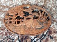 Suport metalic vechi pentru fier de călcat