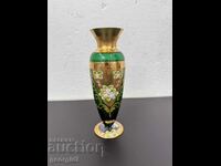 Bohemian glass vase in "Victorian" style. No. 7600