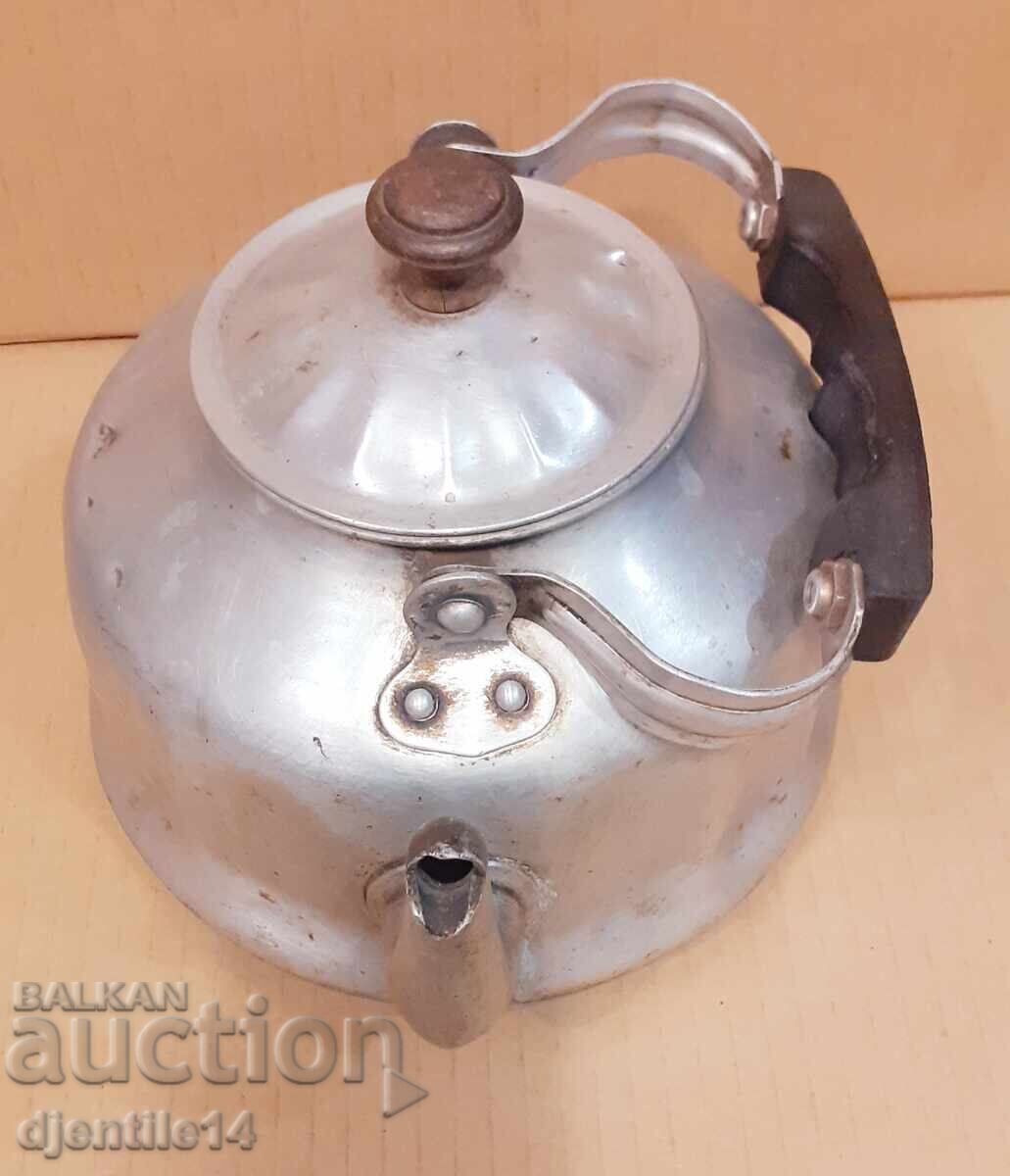 Delivery of Old Aluminum Kettle