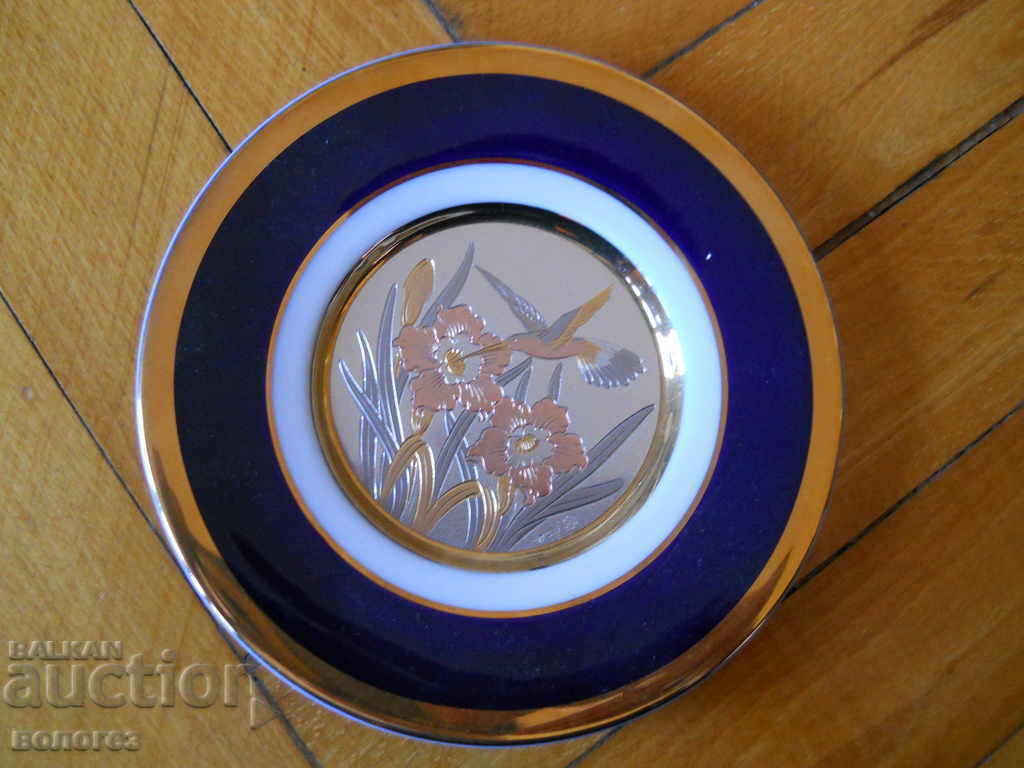 Decorative plate from the "The Art of Chokin" series - Japan Decorative plate from the "The Art of Chokin" series - Japan