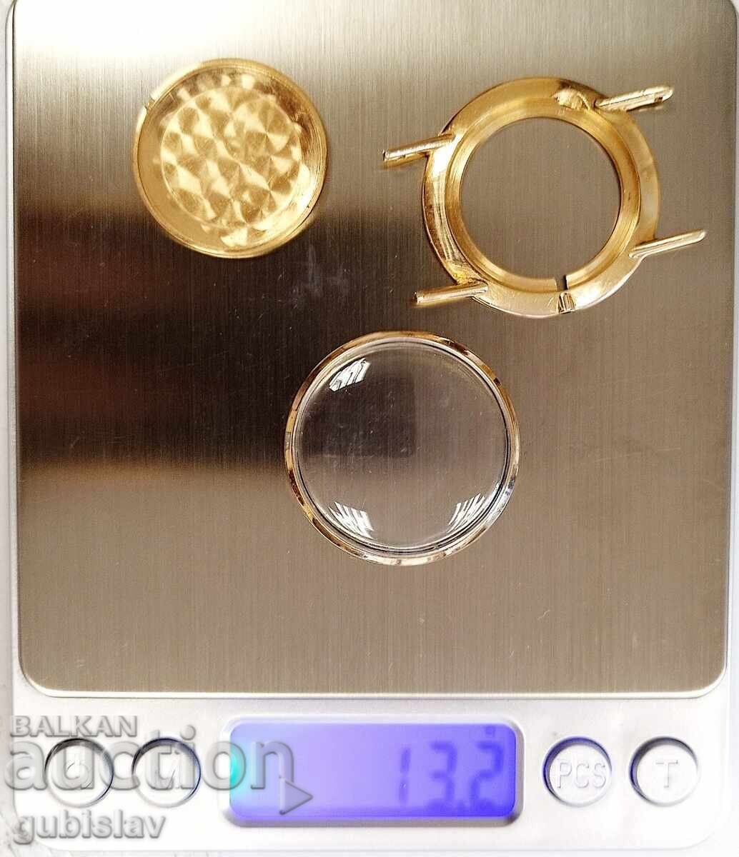 Ceas vechi Polet, auriu, 14K, 583, URSS, diam. 33 mm - 7 Ceas vechi Polet, auriu, 14K, 583, URSS, diam. 33 mm - 7