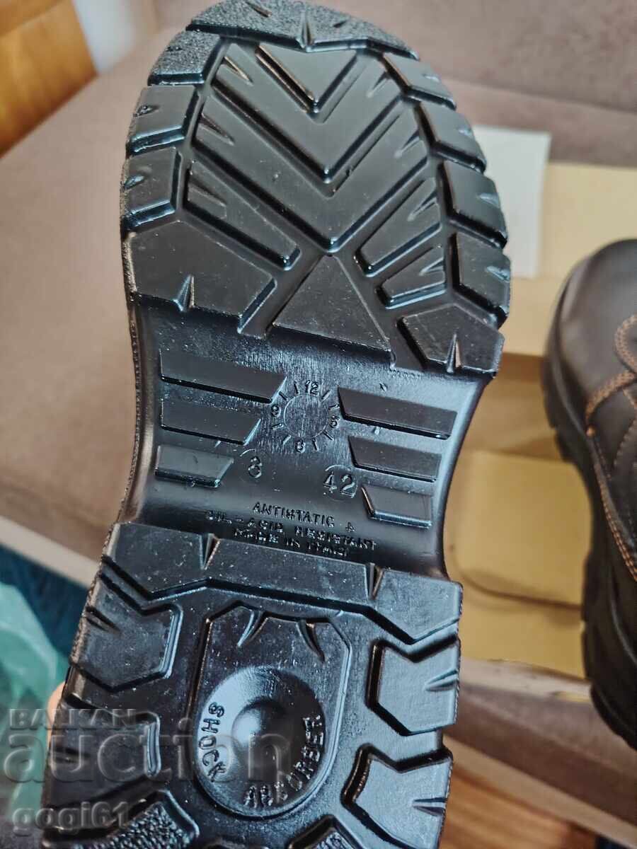 Ιταλικά εργατικά παπούτσια, καινούργια, εξαιρετικά ανθεκτικά - 6