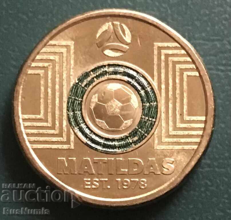 Αυστραλία. 2 δολάρια 2023. Εθνική ομάδα ποδοσφαίρου γυναικών