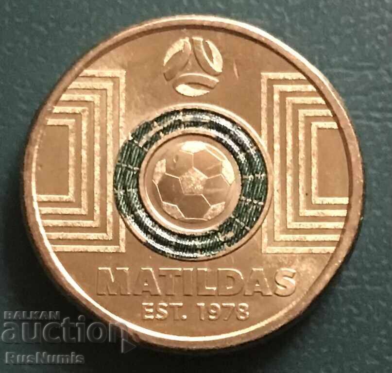 Αυστραλία. 2 δολάρια 2023. Εθνική ομάδα ποδοσφαίρου γυναικών