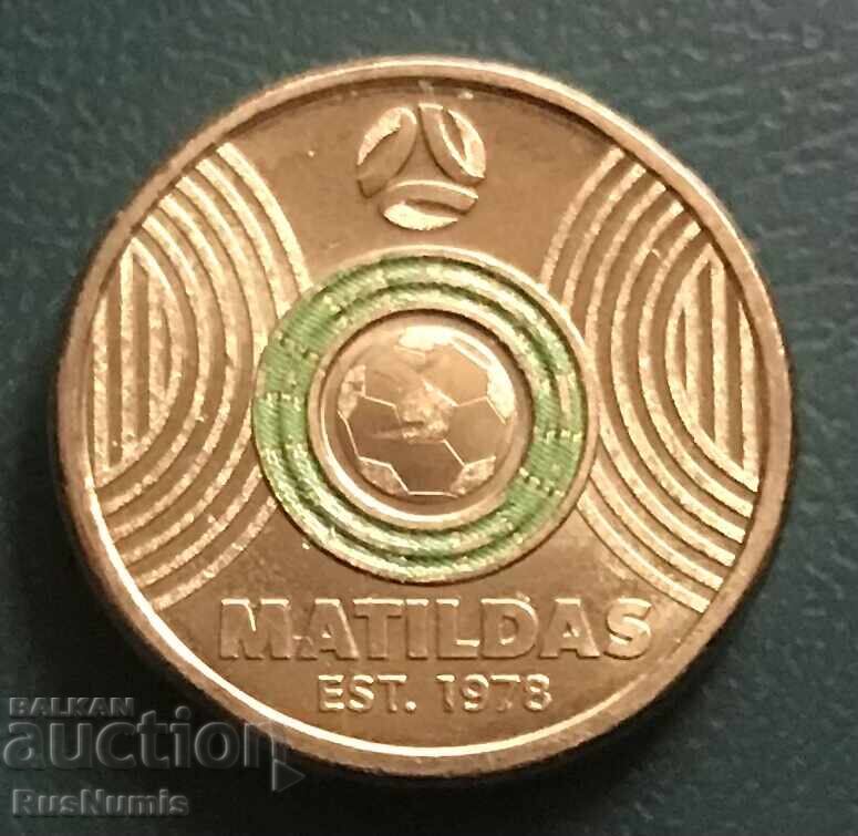 Australia. 2 Dollars 2023. Women's National Football Team Australia. 2 Dollars 2023. Women's National Football Team