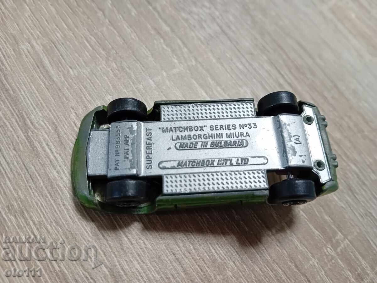 LAMBORGHINI MIURA - MATCHBOX BULGARIA - 5 LAMBORGHINI MIURA - MATCHBOX BULGARIA - 5
