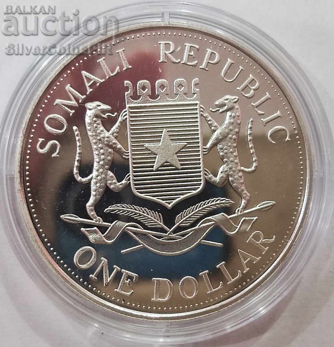 Auction Silver 1$ The Life of the Queen Mother 2002 Somalia Auction Silver 1$ The Life of the Queen Mother 2002 Somalia