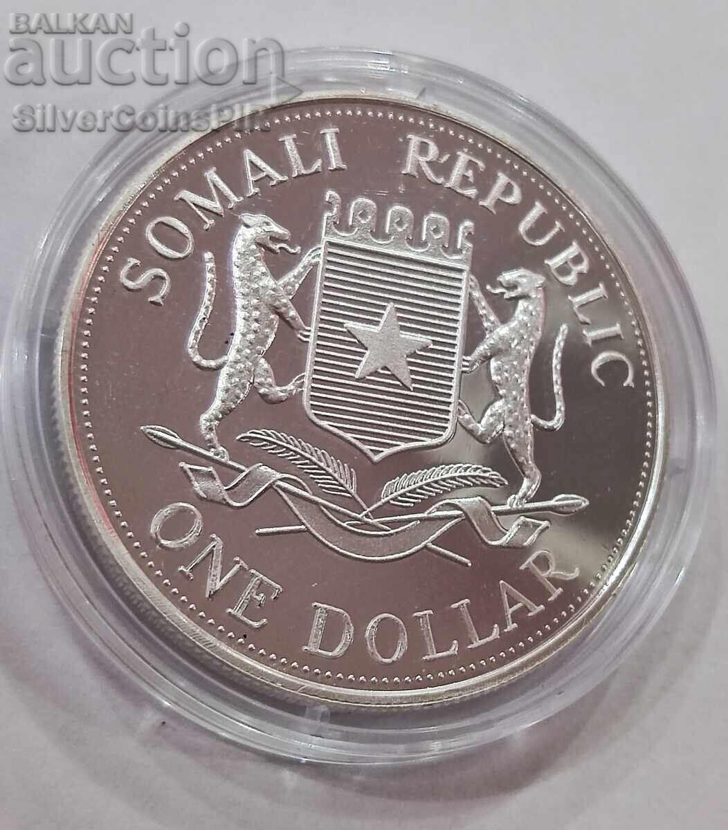 Silver 1$ The Life of the Queen Mother 2002 Somalia - 5 Silver 1$ The Life of the Queen Mother 2002 Somalia - 5