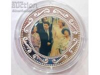 Silver 1$ The Life of the Queen Mother 2002 Somalia