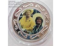 Silver 1$ The Life of the Queen Mother 2002 Somalia