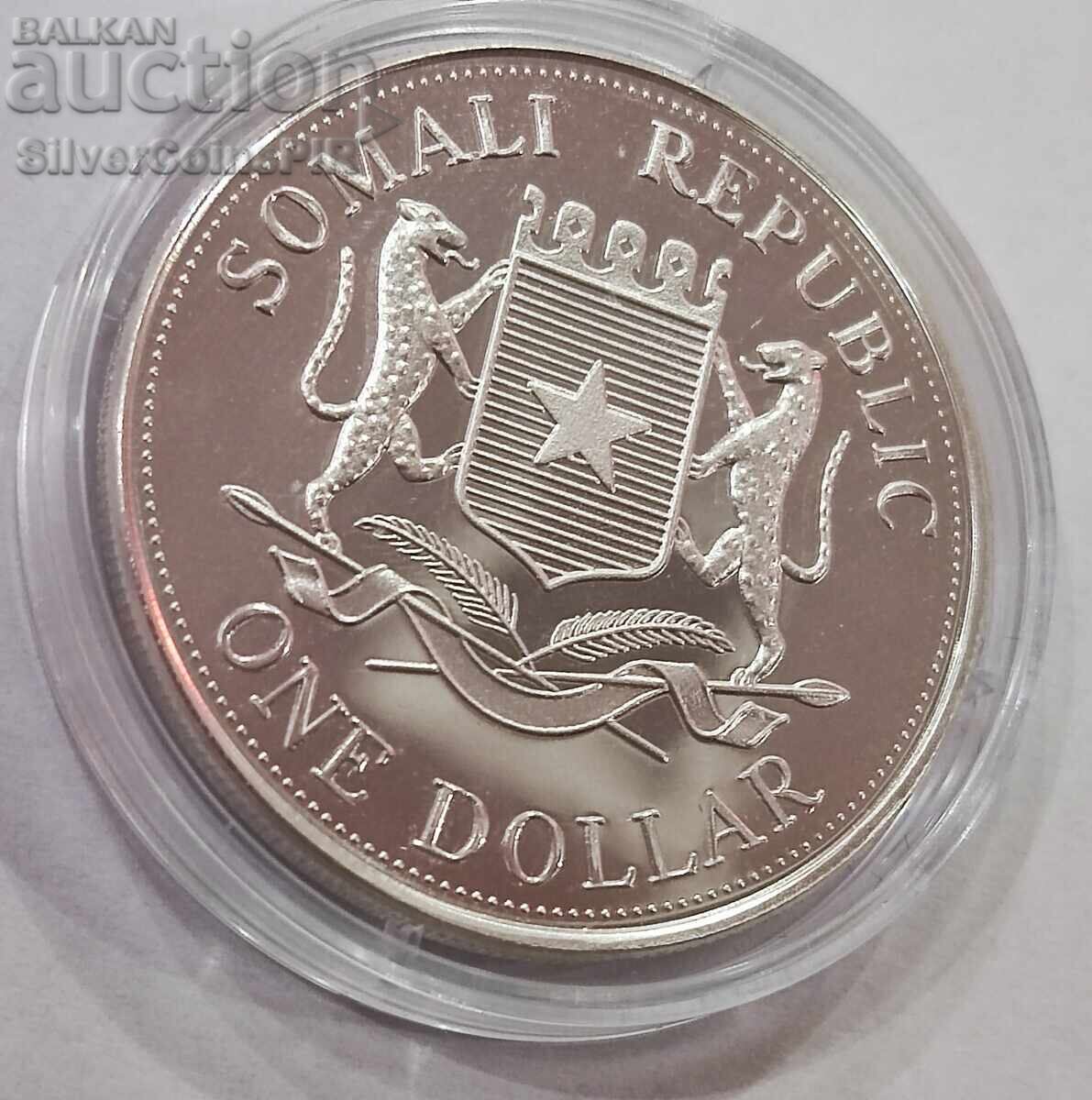 Silver 1$ The Life of the Queen Mother 2002 Somalia - 5 Silver 1$ The Life of the Queen Mother 2002 Somalia - 5