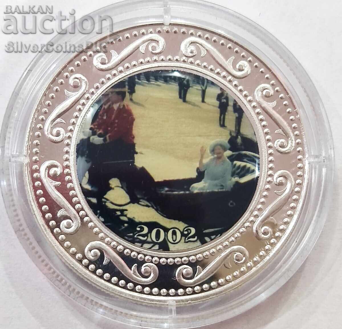 Silver 1$ The Life of the Queen Mother 2002 Somalia Silver 1$ The Life of the Queen Mother 2002 Somalia