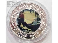 Silver 1$ The Life of the Queen Mother 2002 Somalia