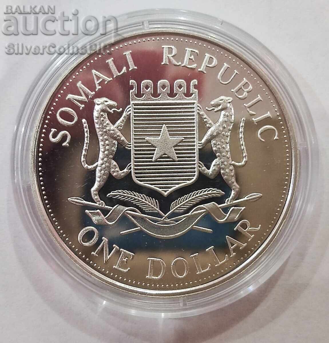 Delivery of Silver 1$ The Life of the Queen Mother 2002 Somalia Delivery of Silver 1$ The Life of the Queen Mother 2002 Somalia