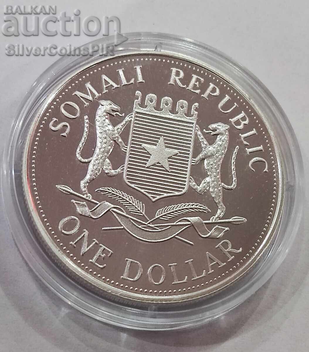 Silver 1$ The Life of the Queen Mother 2002 Somalia - 5 Silver 1$ The Life of the Queen Mother 2002 Somalia - 5