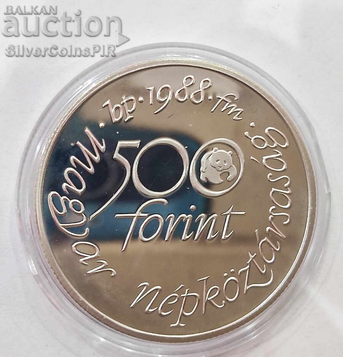 Δημοπρασία Silver 500 Forint Eagle 1988 Hungary Animals Animals Δημοπρασία Silver 500 Forint Eagle 1988 Hungary Animals Animals