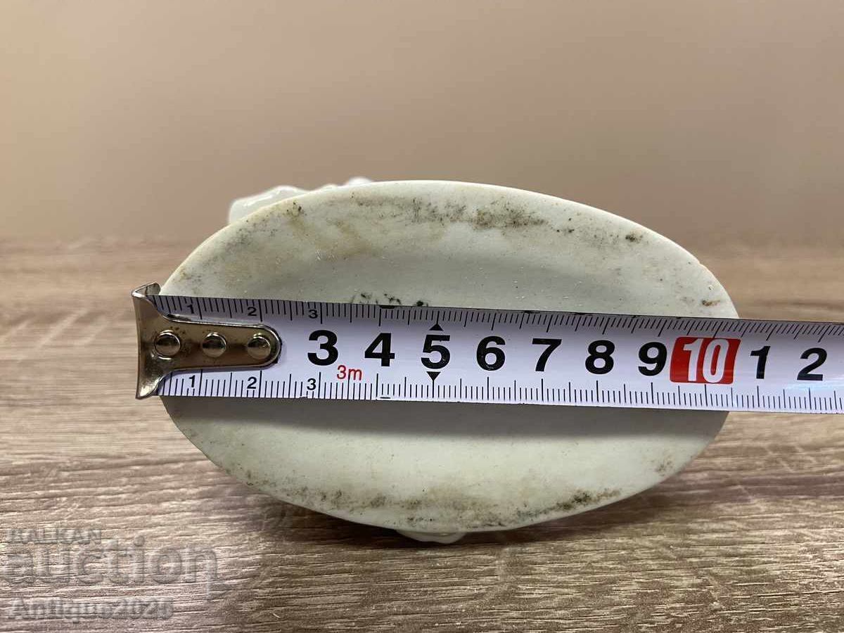 Figurine "Childhood. Girl with a puppy. Let's see, take it!" - 5