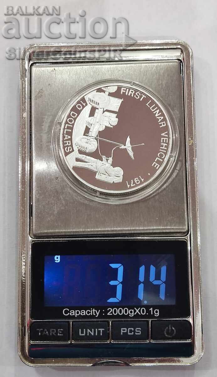 Delivery of Silver 10$ First Lunokhod 1992 Solomon Islands Delivery of Silver 10$ First Lunokhod 1992 Solomon Islands