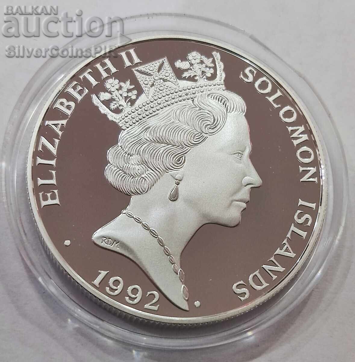 Silver 10$ First Lunokhod 1992 Solomon Islands - 6 Silver 10$ First Lunokhod 1992 Solomon Islands - 6