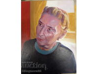 Πορτρέτο, ελαιογραφία, καμβάς