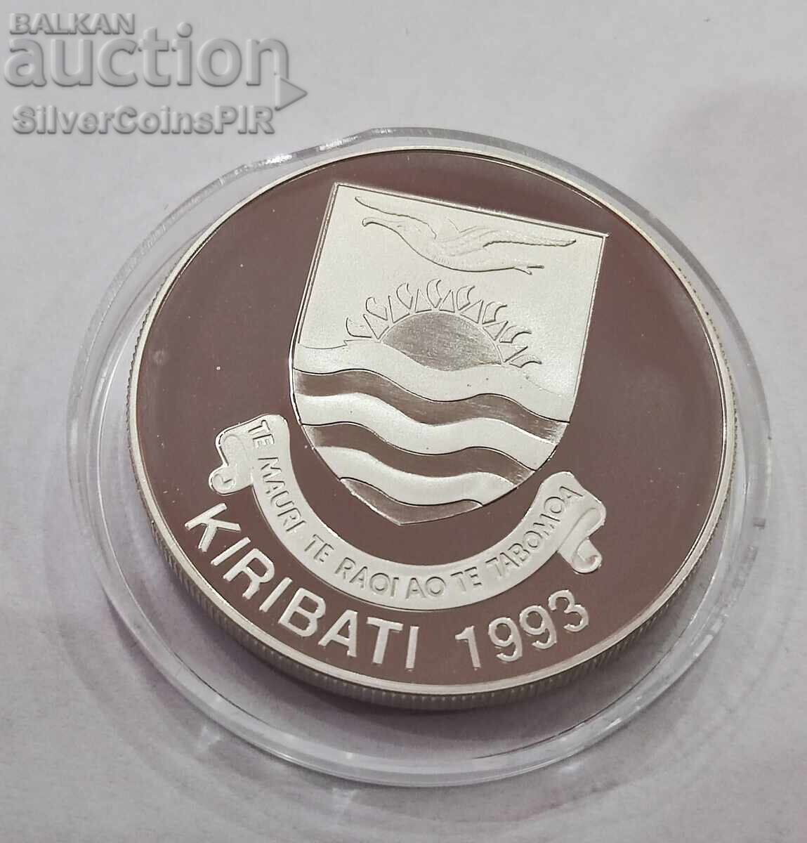 Silver $20 First Space Walk 1993 Kiribati - 6