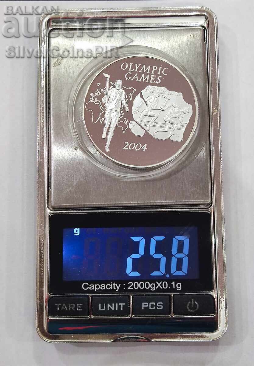 Delivery of Silver 500 Cedi Olympics 2003 Ghana