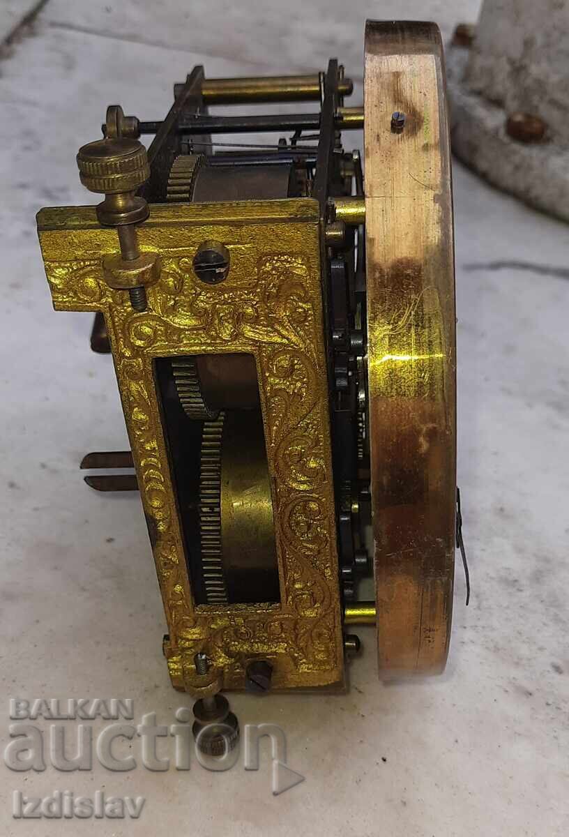 Rare mechanism with a clock face for a wall clock - 5 Rare mechanism with a clock face for a wall clock - 5
