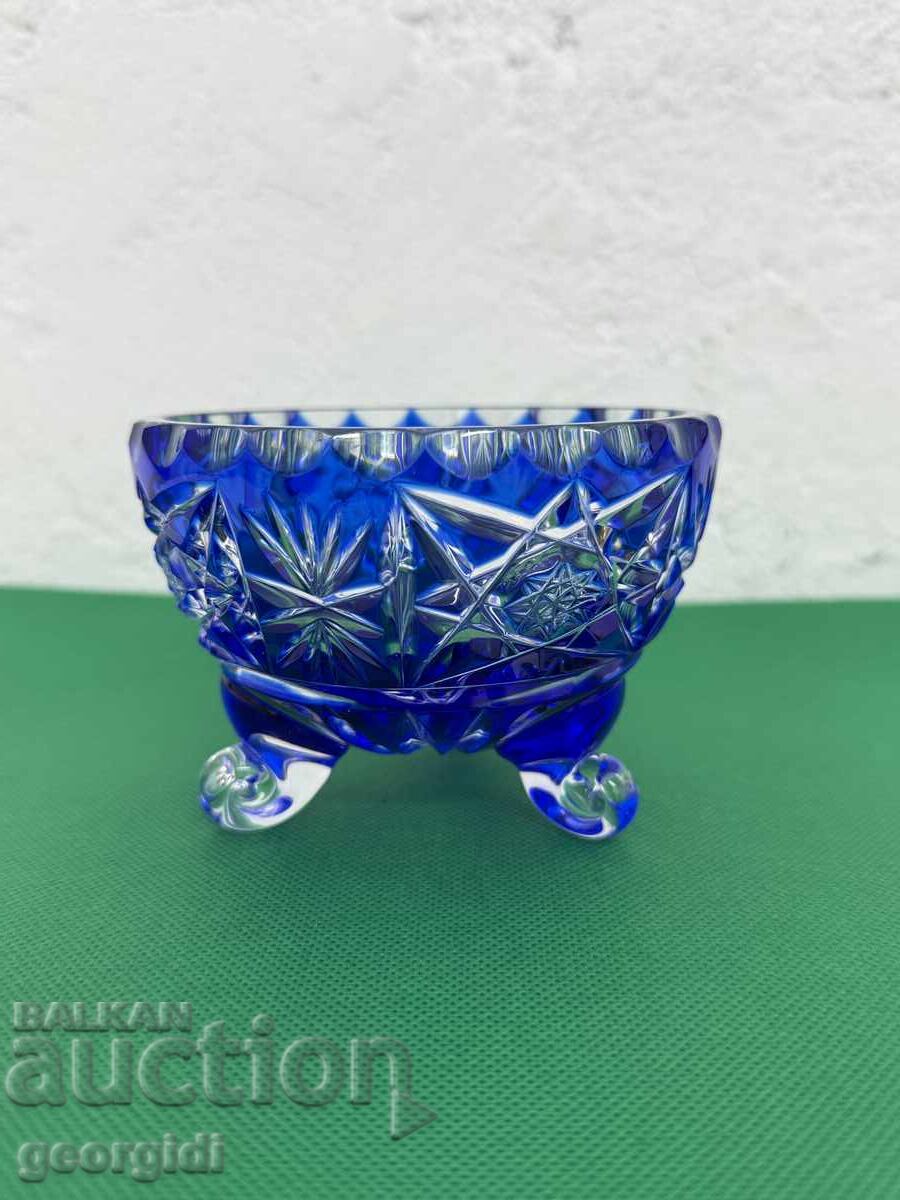 Bol de cristal "BOHEMIAN" / zaharniță. №7601 Bol de cristal "BOHEMIAN" / zaharniță. №7601