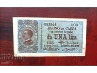 Ιταλία 1 λίρα 1914 -