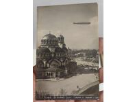 GRAF ZEPPELIN OVER SOFIA ALEXANDER NEVSKY CATHEDRAL