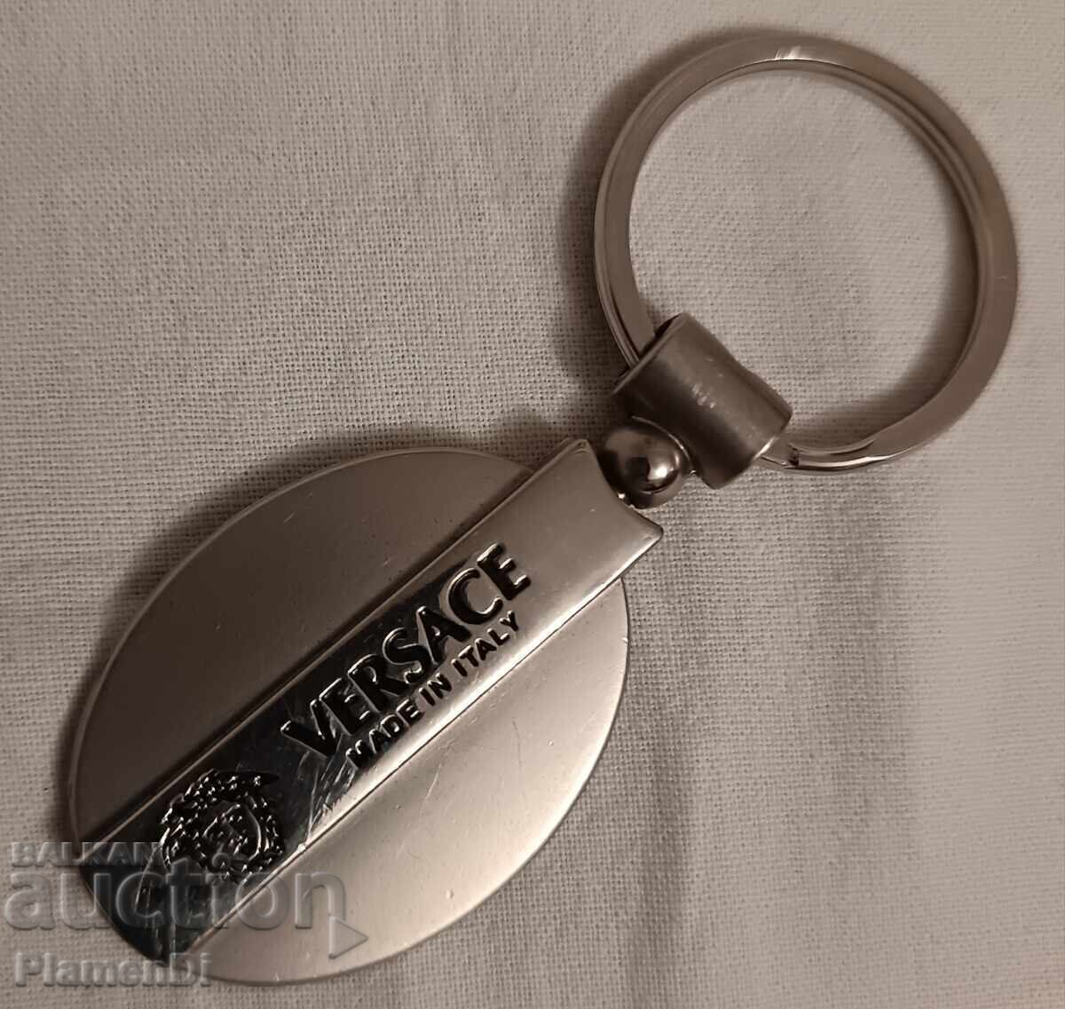 Auction Keychain, Bag Charm, VERSACE pendant Auction Keychain, Bag Charm, VERSACE pendant