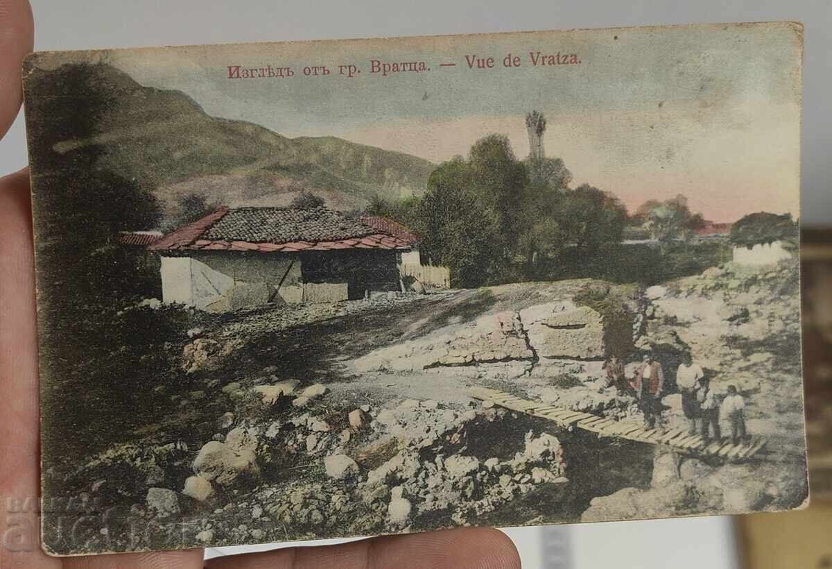 VIEW OF THE CITY OF VRATSA RARE POSTCARD VIEW OF THE CITY OF VRATSA RARE POSTCARD