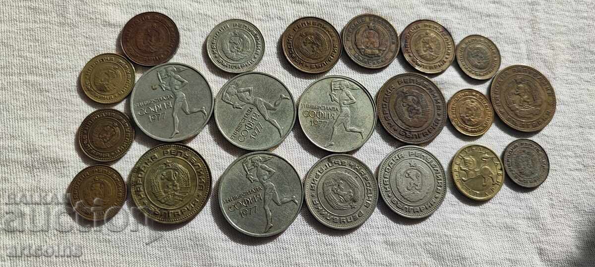 Licitație LOT 21 MONEDE SOCIALISTE BZC 1962-1992 Licitație LOT 21 MONEDE SOCIALISTE BZC 1962-1992