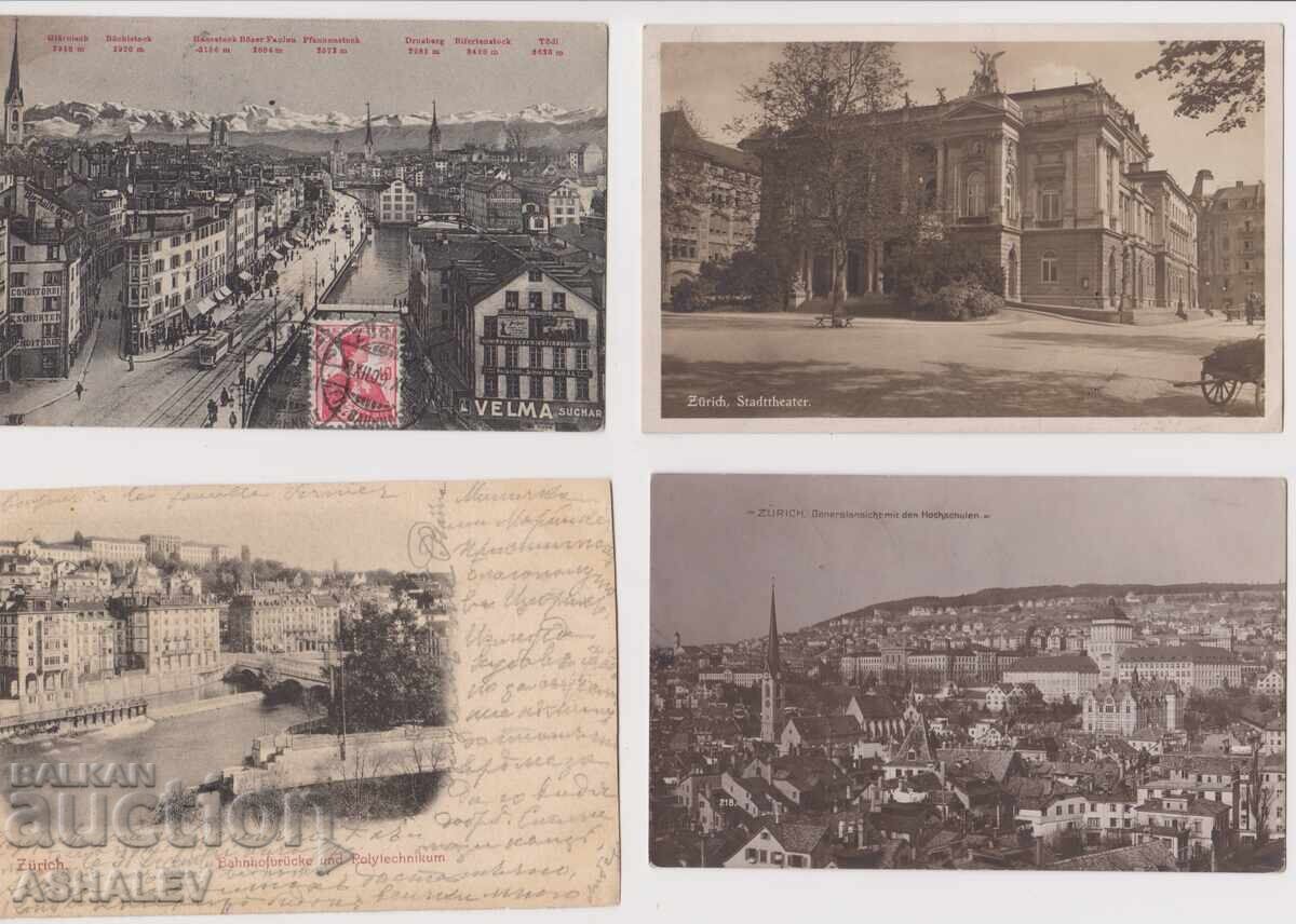 Швейцария Цюрих     1910-20 пътували
