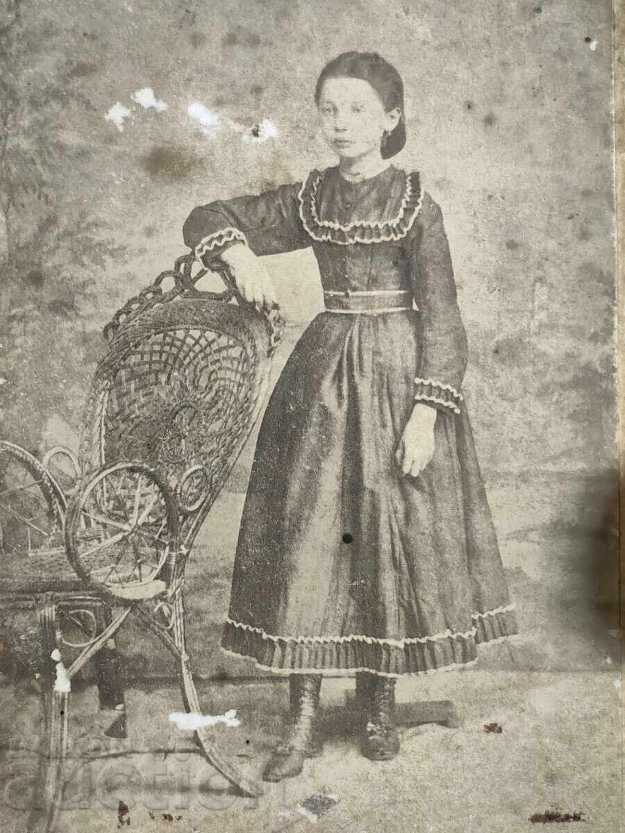 Δημοπρασία 1872 ΚΟΡΙΤΣΙ ΠΑΙΔΙ ΠΑΛΙΑ ΠΑΙΔΙΚΗ ΦΩΤΟΓΡΑΦΙΑ ΚΑΡΤΟΝΙ