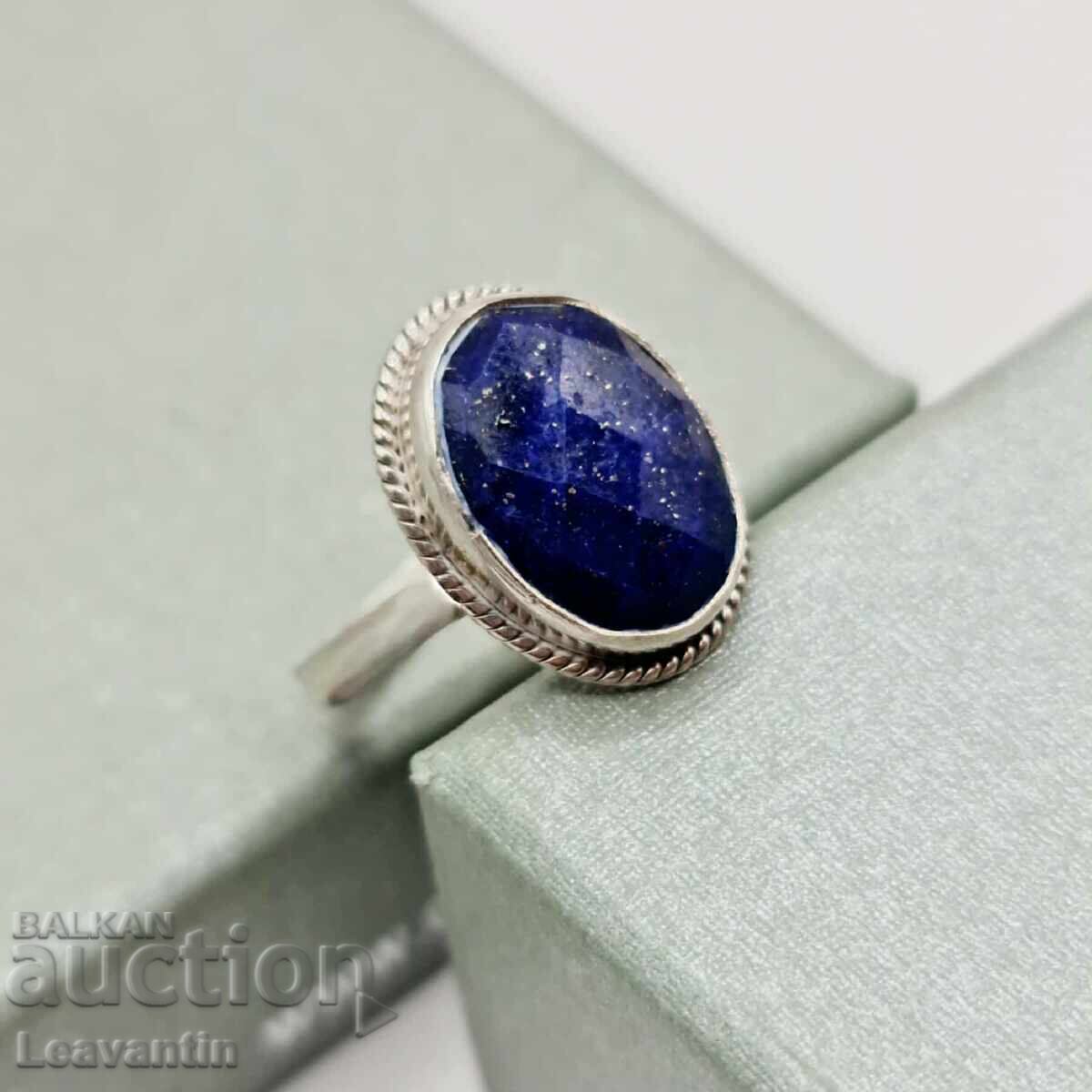 Παράδοση Ασημένιο δαχτυλίδι με Λάπις