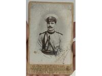 Sabie militară din 1902, cu inscripție, fotografie militară pe carton