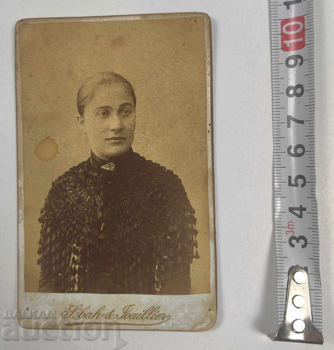 CAIRO INSCRIBED BY MINA PETKOVA WOMAN OLD PHOTO CARD - 6