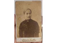 CAIRO INSCRIBED BY MINA PETKOVA WOMAN OLD PHOTO CARD