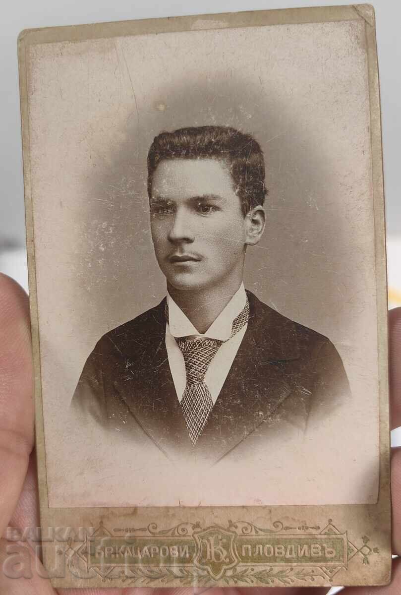 1898 ΑΔΕΡΦΟΙ ΚΑΤΣΑΡΟΦ ΠΛΟΒΝΤΙΦ ΠΑΛΙΑ ΦΩΤΟΓΡΑΦΙΑ ΚΑΡΤΟΝΙ