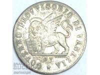 15 centesimi 1848 Ιταλία Βενετσιάνικο λιοντάρι ασήμι