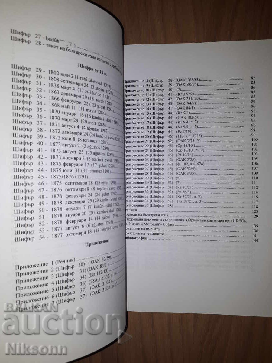 Auction  The Secret Script in the Ottoman Empire: Ciphers and Codes