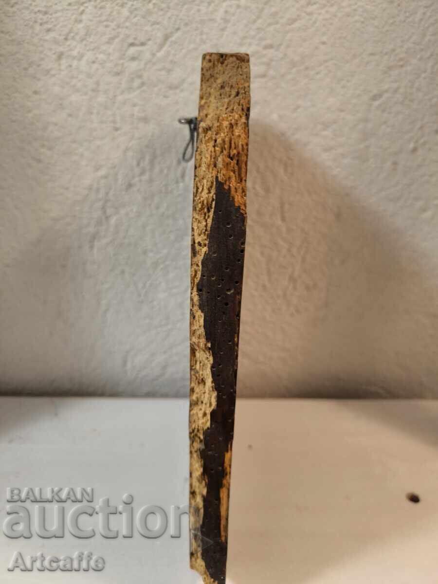 Icon "Christ Pantocrator" - hand-painted, 19th century - 6 Icon "Christ Pantocrator" - hand-painted, 19th century - 6