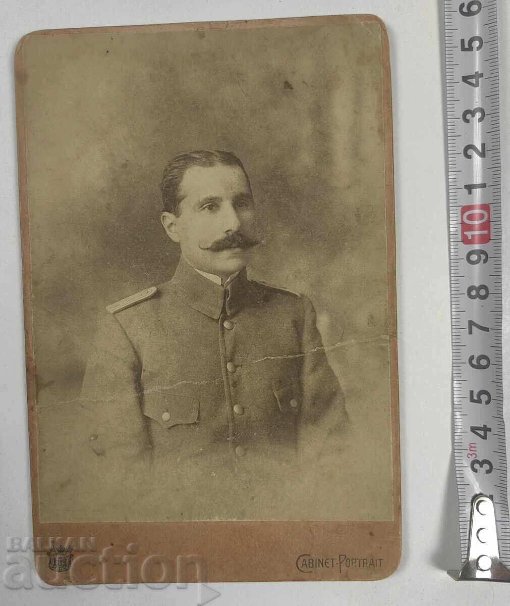 БЪЛГАРИН НАДПИСАНА НА ОСМАНСКИ СТАРА СНИМКА КАРТОН - 6