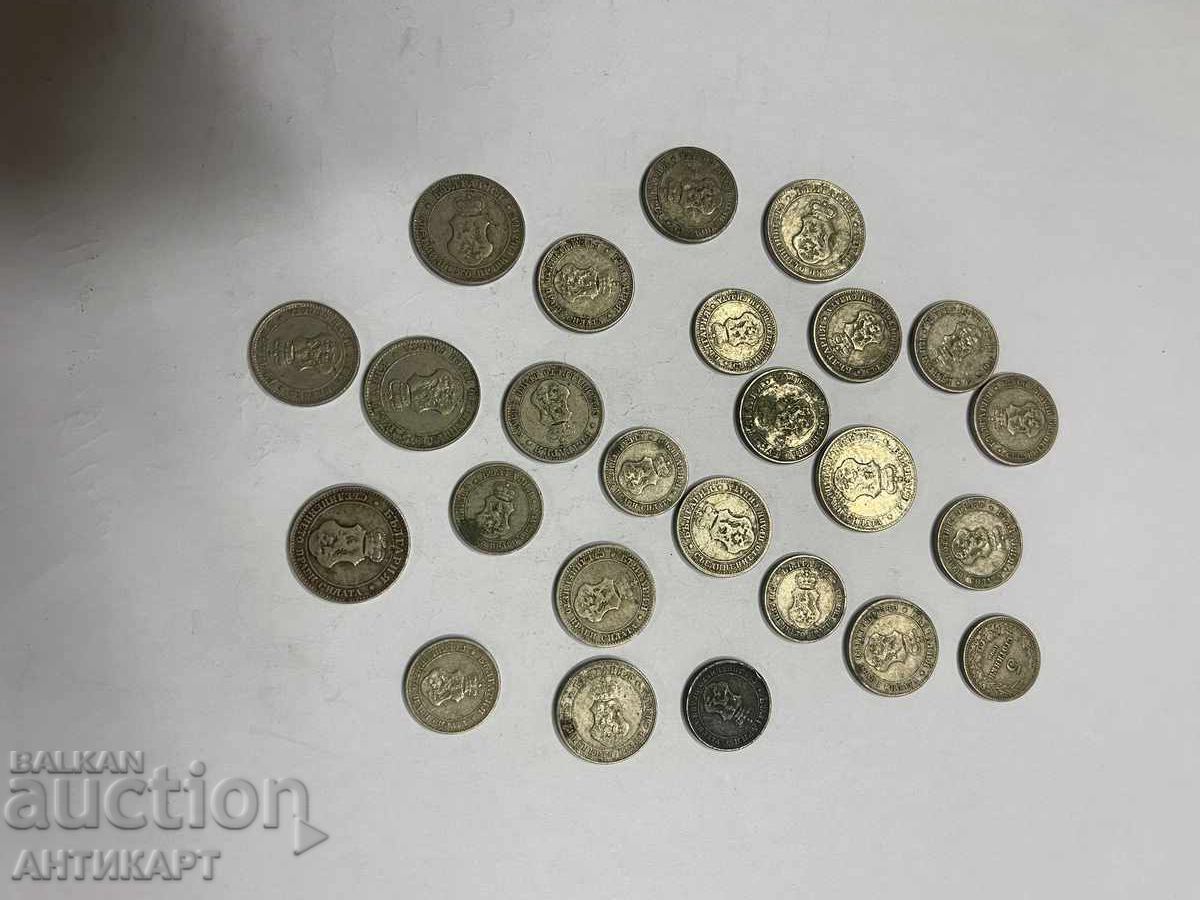 Delivery of Lot of 25 coins of 5, 10 and 20 stotinki from 1906, 1912 and 1913 Delivery of Lot of 25 coins of 5, 10 and 20 stotinki from 1906, 1912 and 1913