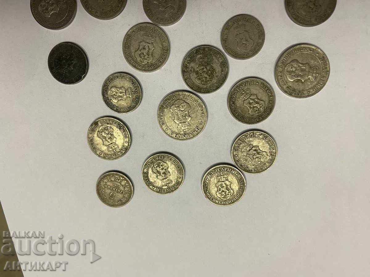 Lot of 25 coins of 5, 10 and 20 stotinki from 1906, 1912 and 1913 - 5 Lot of 25 coins of 5, 10 and 20 stotinki from 1906, 1912 and 1913 - 5