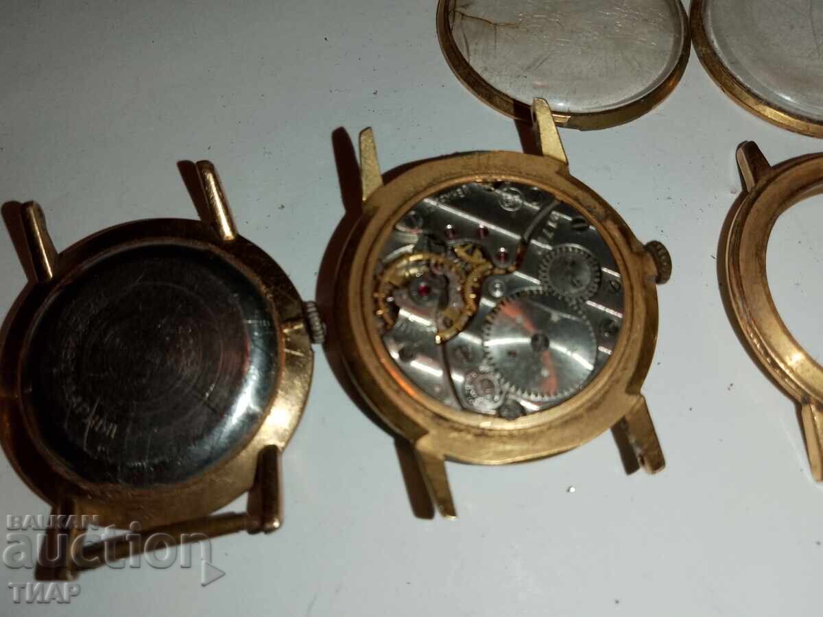 Επιχρυσωμένα ρωσικά ρολόγια - 0.01st - 5 Επιχρυσωμένα ρωσικά ρολόγια - 0.01st - 5